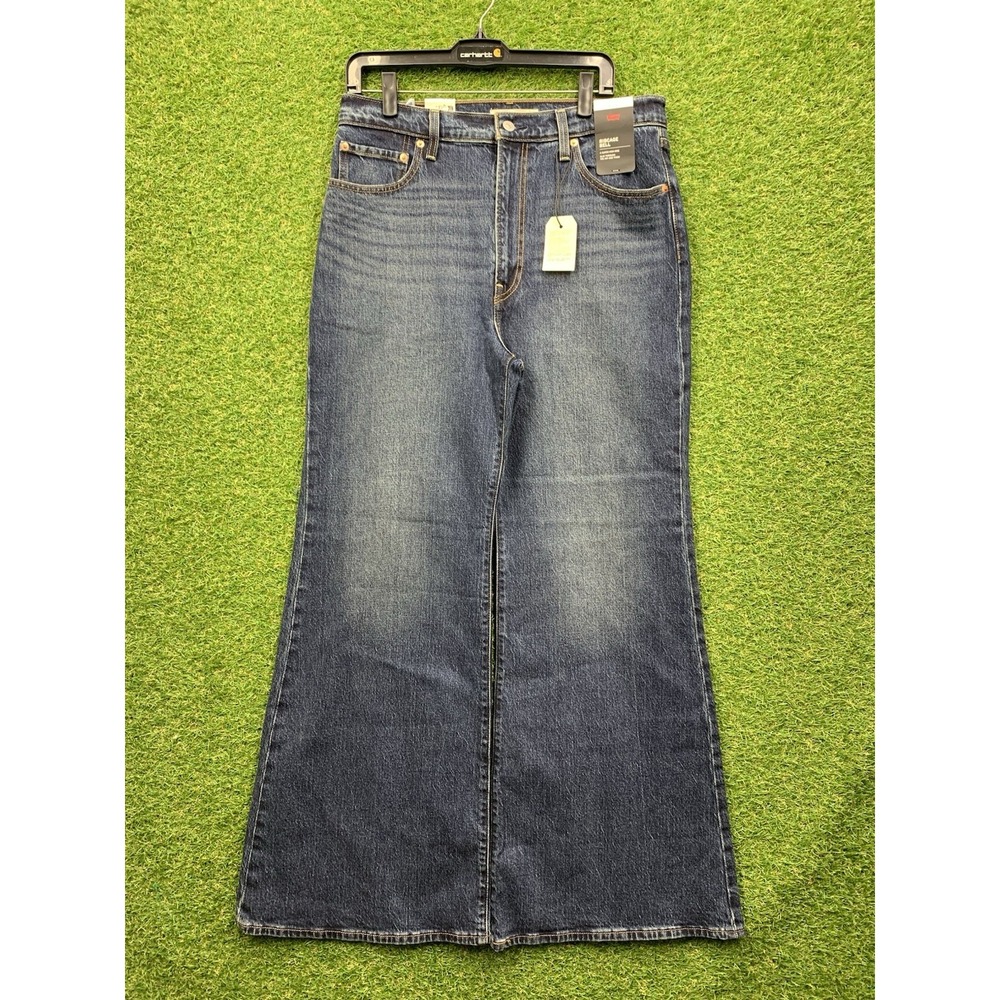 Levis Jeans Womens 32x32 Premium Ribcage Bell Flare Jeans Sonoma Walks y2k NWT